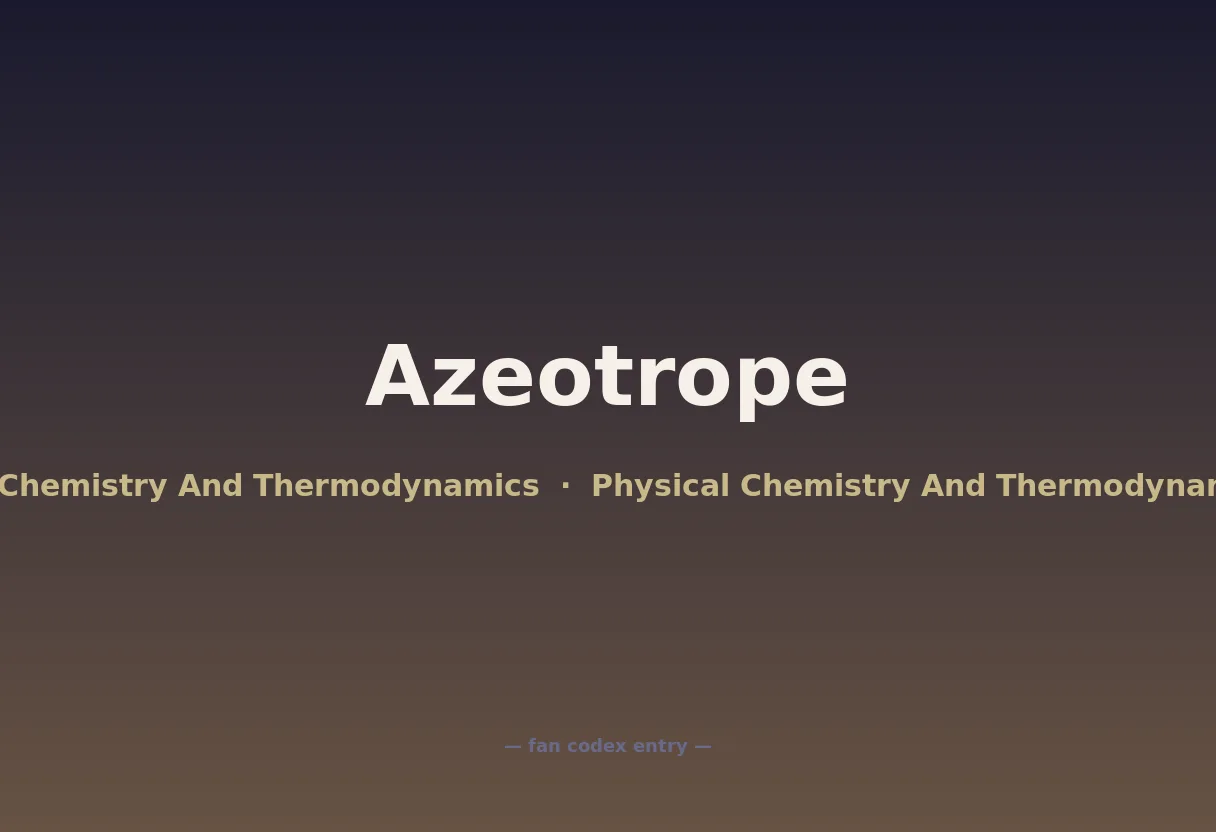 Azeotrope