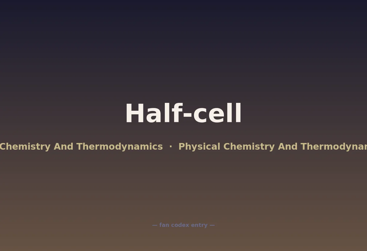Half-cell
